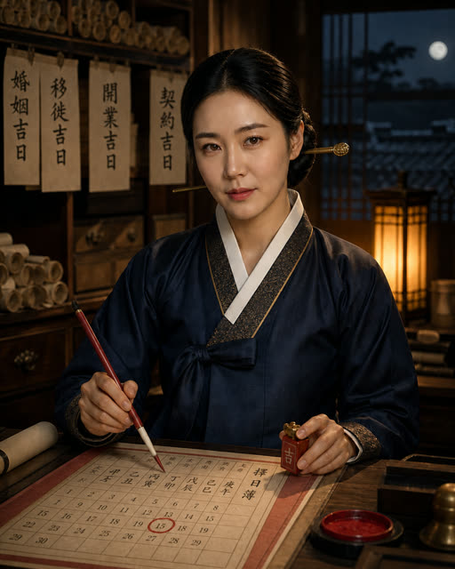 해담이 고른 세 길일 · 택일